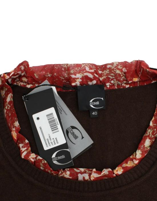  로베르토 카발리 스웨터 SIG11984 BROWN - ROBERTO CAVALLI