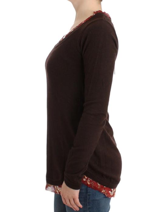  로베르토 카발리 스웨터 SIG11984 BROWN - ROBERTO CAVALLI