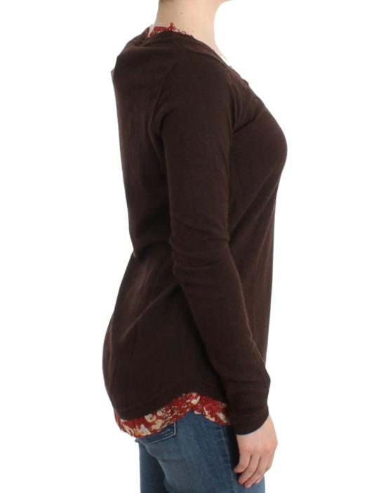  로베르토 카발리 스웨터 SIG11984 BROWN - ROBERTO CAVALLI