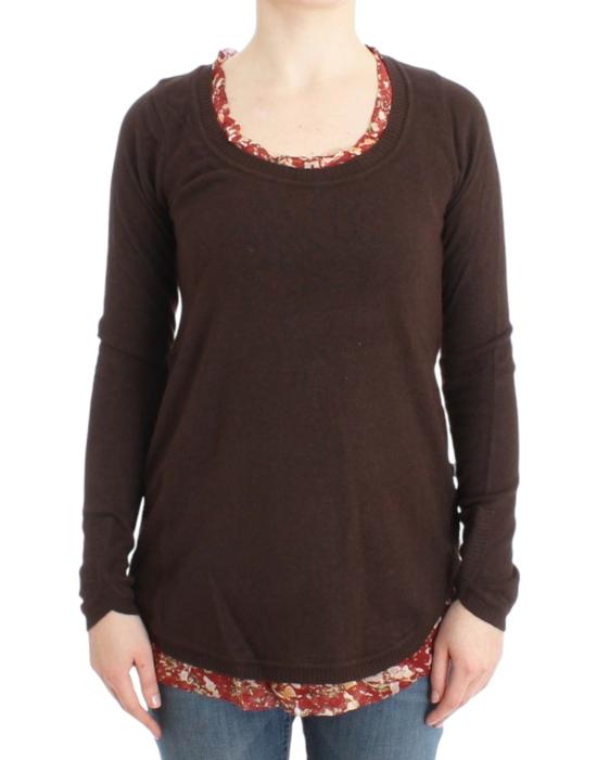  로베르토 카발리 스웨터 SIG11984 BROWN