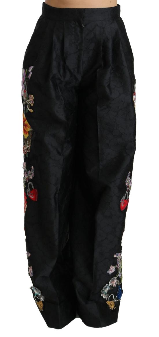  돌체앤가바나 스트레이트 팬츠 PAN70875 BLACK - DOLCE & GABBANA