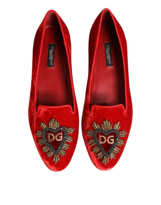  돌체앤가바나 플랫 슈즈 LA12821 RED - DOLCE & GABBANA