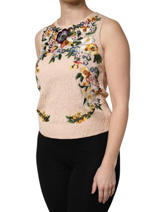  돌체앤가바나 민소매 티셔츠 TSH90439 BEIGE - DOLCE & GABBANA