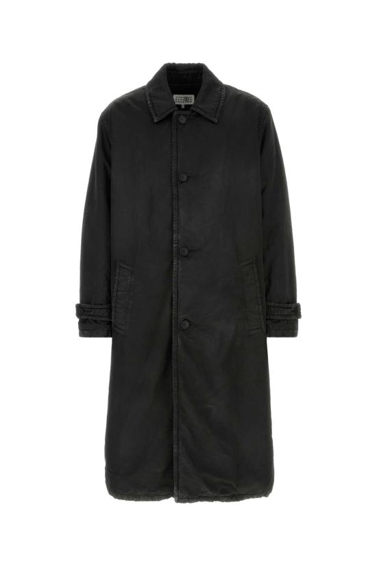 25FW MM6 메종마르지엘라 코트 SH0AA0015M35452 899 BLACK
