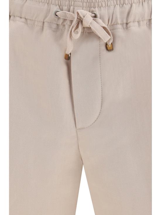 26SS 브루넬로 쿠치넬리 숏팬츠 MH255U0025 C2438 BEIGE - BRUNELLO CUCINELLI