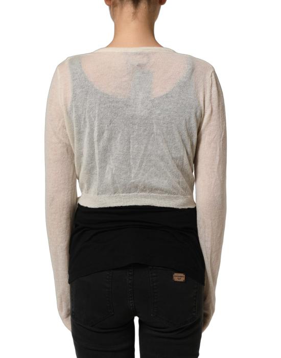  에르마노 설비노 가디건 TSH91772 WHITE - ERMANNO SCERVINO