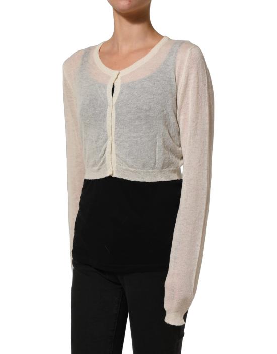  에르마노 설비노 가디건 TSH91772 WHITE - ERMANNO SCERVINO
