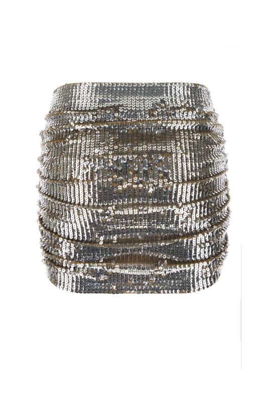 26FW 디스퀘어드2 스커트 S75MA1044D13234 905 SILVER - DSQUARED2