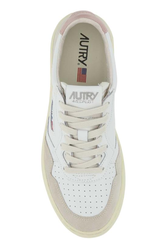  오트리 메달리스트 로우 레더 스니커즈 AULW LS37 WHITE - AUTRY