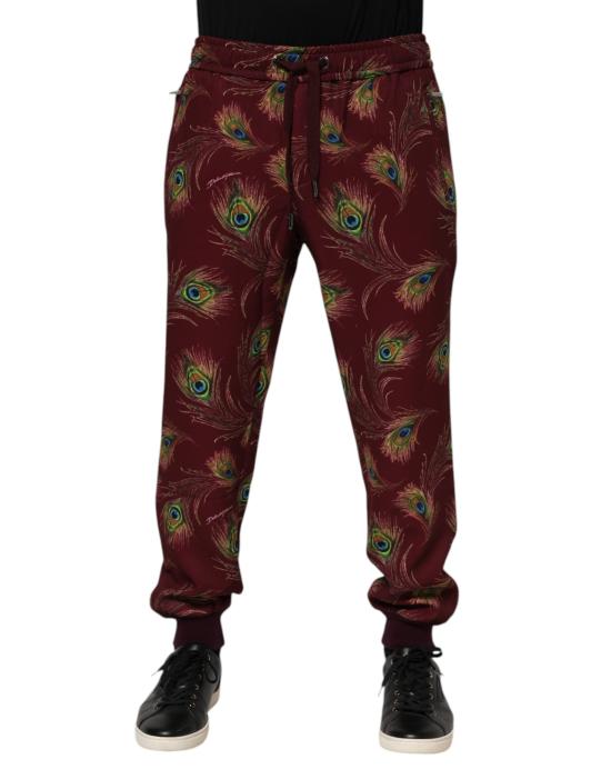  돌체앤가바나 트레이닝/조거 팬츠 PAN76431 BURGUNDY - DOLCE & GABBANA