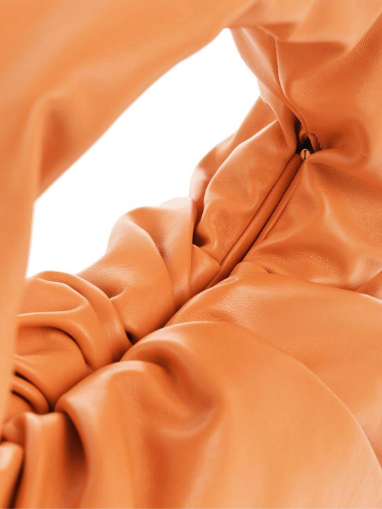25FW 보테가베네타 레더 숄더백 610524VCP407482 ORANGE - BOTTEGA VENETA