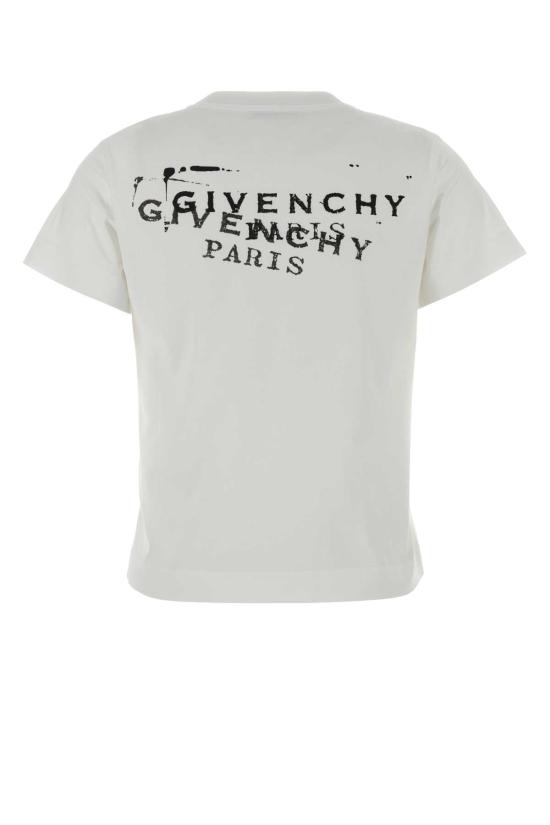 26SS 지방시 폴로 티셔츠 BW70FJP7A7 100 WHITE - GIVENCHY