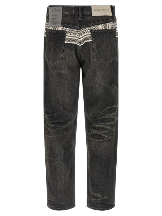 26SS 요지 야마모토 데님 팬츠 YO331528BM BLACK - YOHJI YAMAMOTO