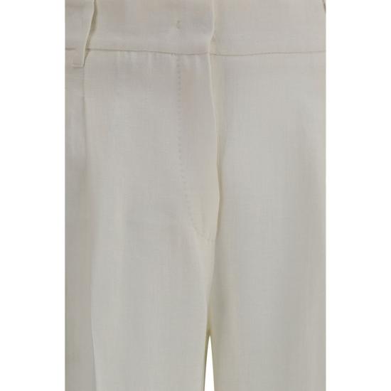 26SS 막스마라 스트레이트 팬츠 MA2616131032600015BB WHITE - MAX MARA