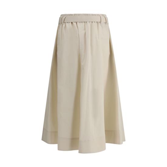  브루넬로 쿠치넬리 스커트 BRML138G3753C9002BB FBB 368 CREAM - BRUNELLO CUCINELLI