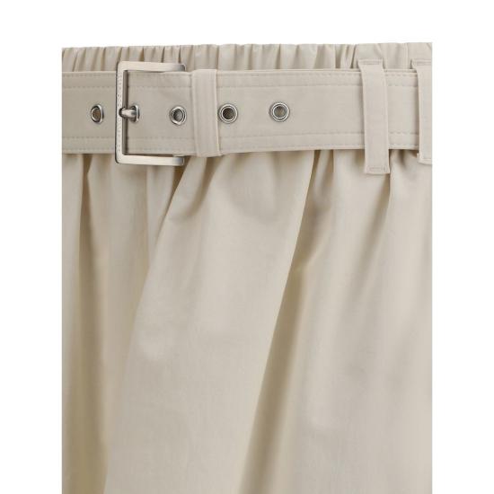  브루넬로 쿠치넬리 스커트 BRML138G3753C9002BB FBB 368 CREAM - BRUNELLO CUCINELLI