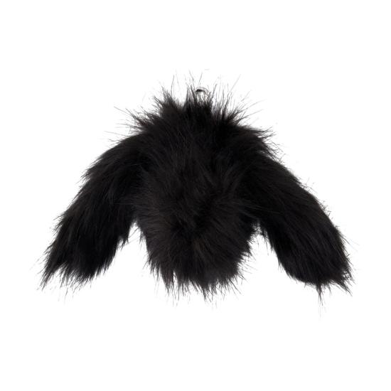 25FW 시몬로샤 페이크 퍼 백 참 월렛 SMR024314 BLACK - SIMONE ROCHA