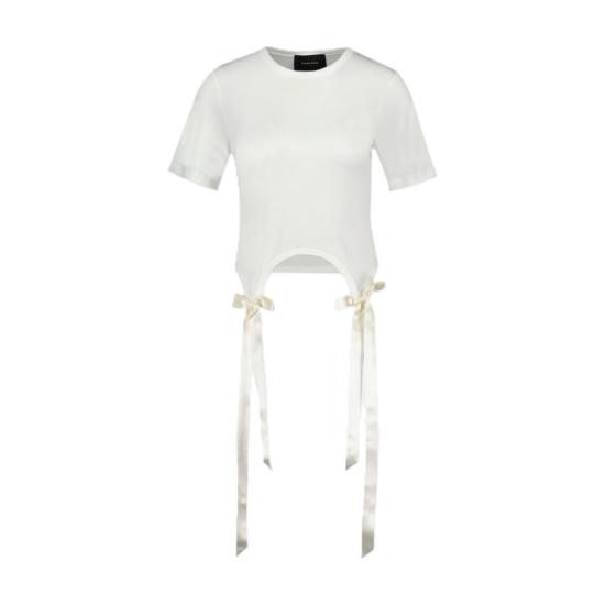  시몬로샤 탑 CONFIG SMR022317 IVORY - SIMONE ROCHA