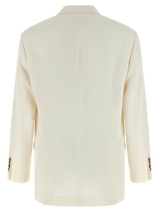 26SS 브루넬로 쿠치넬리 자켓 BR328728BM WHITE - BRUNELLO CUCINELLI