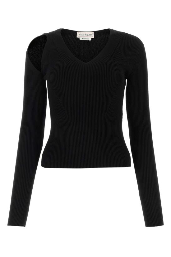  알렉산더 맥퀸 스웨터 768602Q1A65 1000 BLACK
