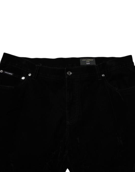  돌체앤가바나 데님 팬츠 PAN76700 BLACK - DOLCE & GABBANA