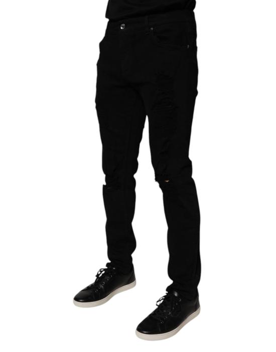  돌체앤가바나 데님 팬츠 PAN76068 BLACK - DOLCE & GABBANA