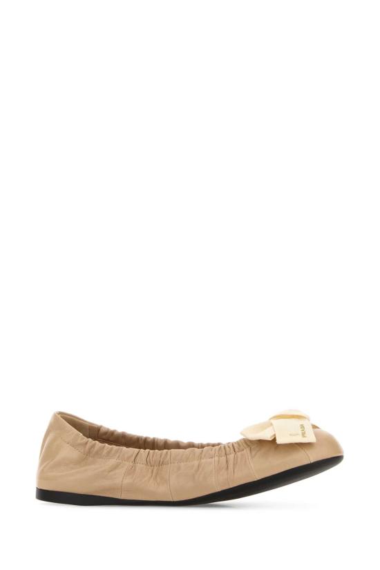 26SS 프라다 플랫 슈즈 1F322OF005ZJB F0036 BEIGE - PRADA