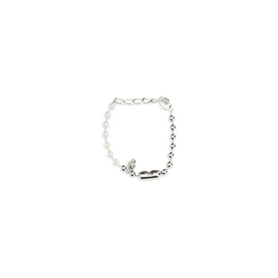 26FW 알렉산더 맥퀸 브레이슬릿 AL854547J161B1026BB WHITE - ALEXANDER MCQUEEN