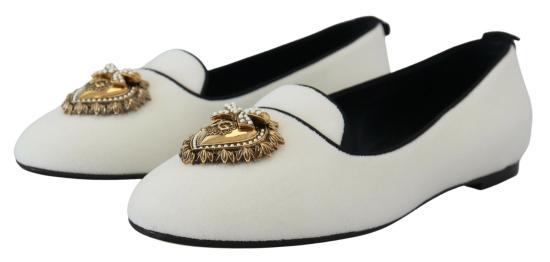  돌체앤가바나 플랫 슈즈 LA10205 WHITE - DOLCE & GABBANA