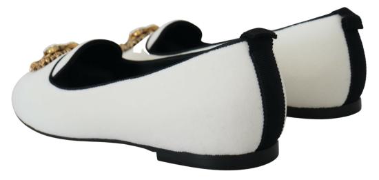  돌체앤가바나 플랫 슈즈 LA10205 WHITE - DOLCE & GABBANA