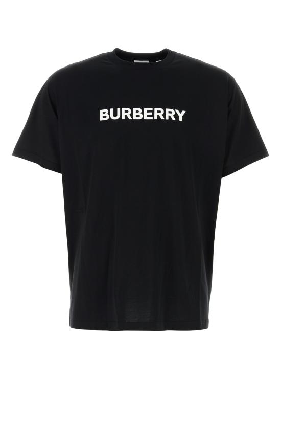 26SS 버버리 로고 프린트 코튼 오버사이즈 티셔츠 8084233 A1189 BLACK