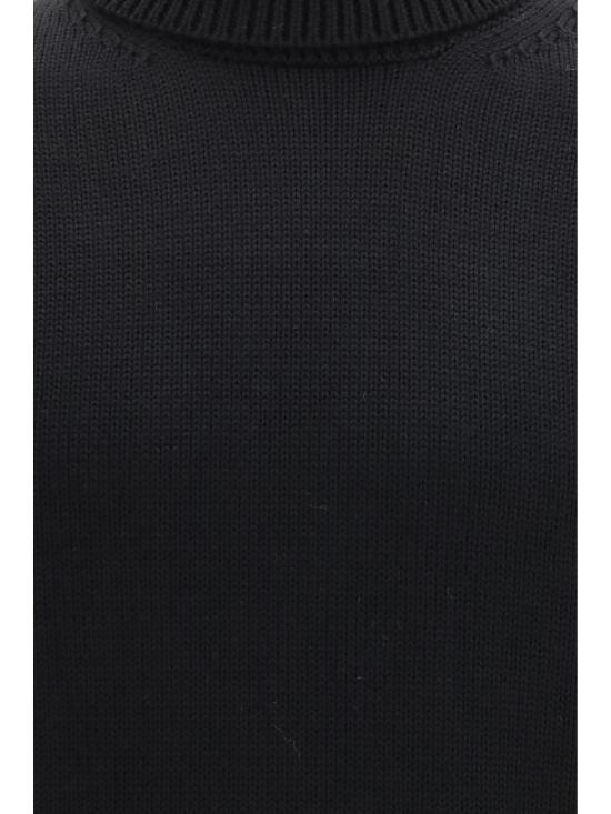 26FW 로베르토 콜리나 스웨터 263MYB02003 09 BLACK - ROBERTO COLLINA