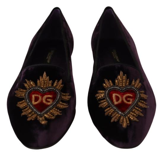 돌체앤가바나 플랫 슈즈 LA9034 PURPLE - DOLCE & GABBANA