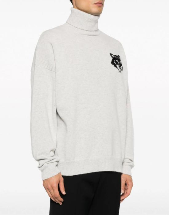 25FW 메종키츠네 스웨터 LM00820KT1063H120 GRAY - MAISON KITSUNE