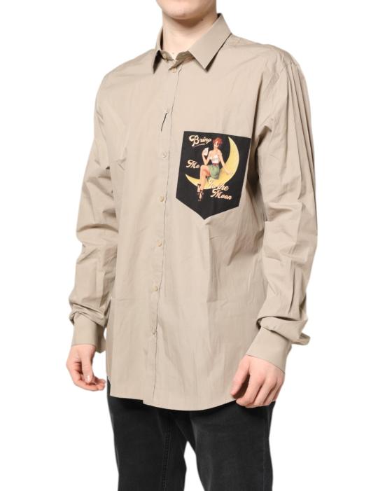  돌체앤가바나 셔츠 TSH87807 BEIGE - DOLCE & GABBANA