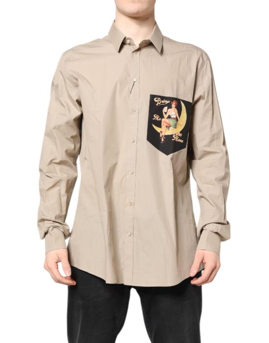  돌체앤가바나 셔츠 TSH87807 BEIGE - DOLCE & GABBANA