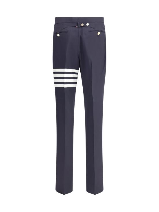 25FW 톰브라운 플레인 위브 4바 팬츠 MTC001A06146 415 NAVY - THOM BROWNE