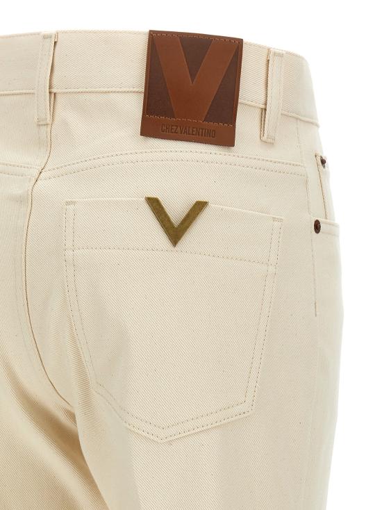 26SS 발렌티노 가라바니 데님 팬츠 VA330644BM BEIGE - VALENTINO GARAVANI
