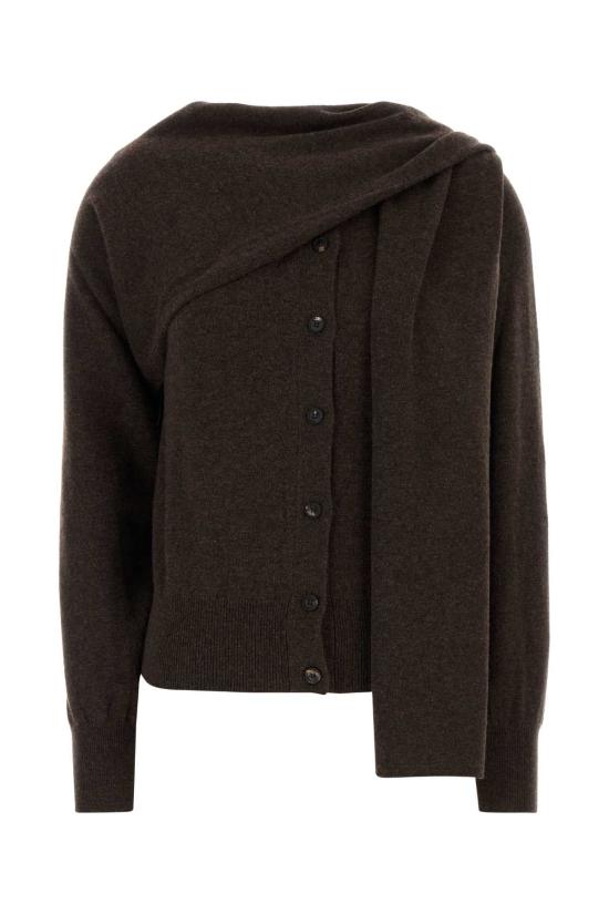 25FW 살바토레 페라가모 스웨터 13H149785853 SWECLAMEL BROWN