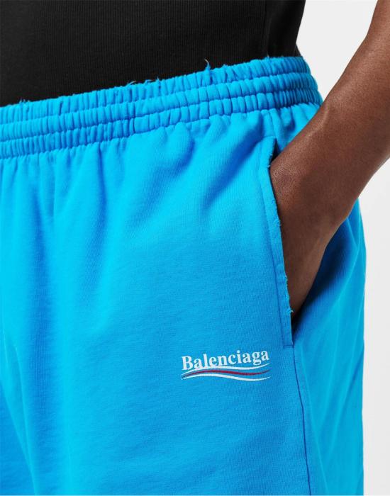26SS 발렌시아가 숏팬츠 676137TNVG64760 BLUE - BALENCIAGA