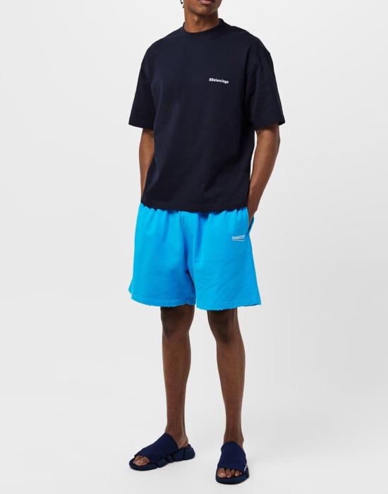 26SS 발렌시아가 숏팬츠 676137TNVG64760 BLUE