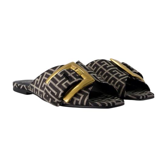 26SS 발망 샌들 CONFIG BALS25000 BLACK - BALMAIN