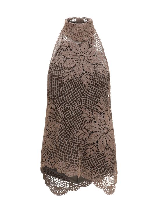 26SS 마그다뷰트림 튜닉 155526 BROWN