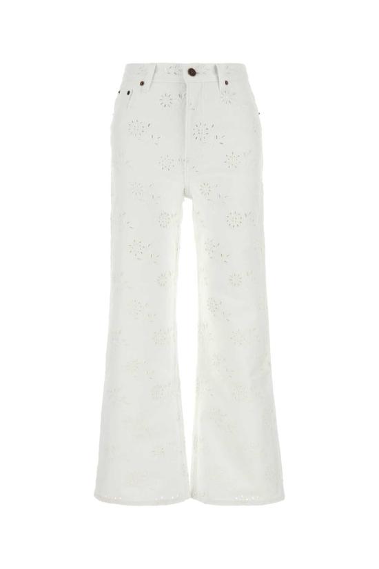 25FW 끌로에 데님 팬츠 CH25ADP06260 101 WHITE