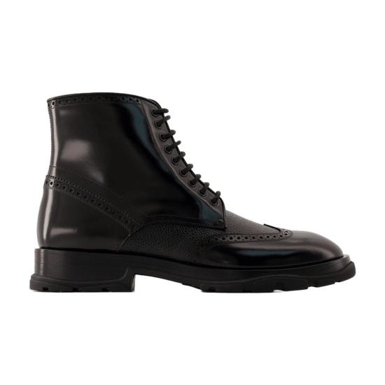 알렉산더 맥퀸 부츠 CONFIG AMQS20017420 BLACK - ALEXANDER MCQUEEN