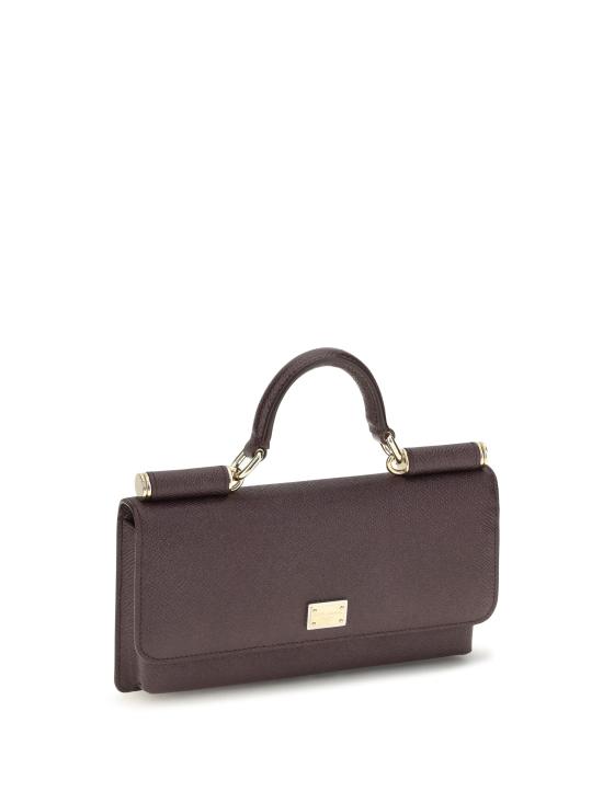 26FW 돌체앤가바나 Dauphine-print calfskin 미니백 BI3280A1001 8M073 BROWN - DOLCE & GABBANA