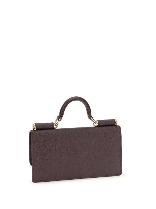 26FW 돌체앤가바나 Dauphine-print calfskin 미니백 BI3280A1001 8M073 BROWN - DOLCE & GABBANA