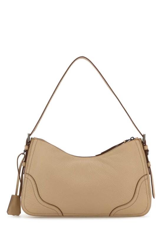 26SS 프라다 에이미 라지 레더 숄더백 1BC2802HIK F0036 BEIGE - PRADA