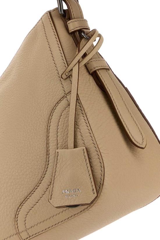 26SS 프라다 에이미 라지 레더 숄더백 1BC2802HIK F0036 BEIGE - PRADA