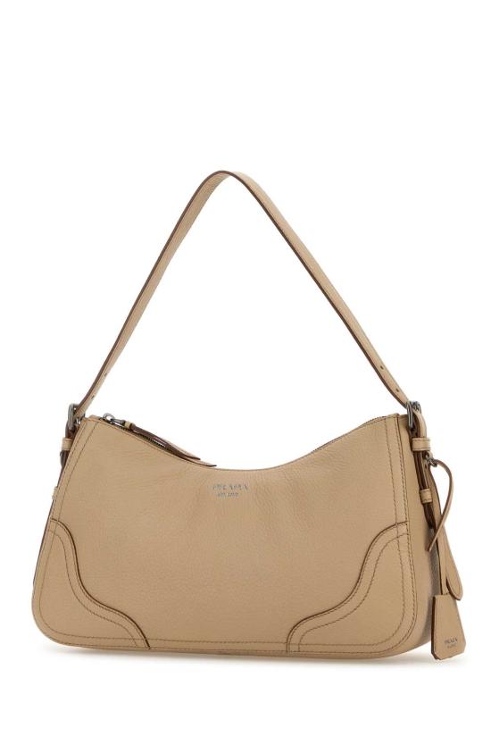26SS 프라다 에이미 라지 레더 숄더백 1BC2802HIK F0036 BEIGE - PRADA